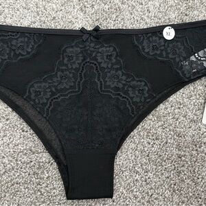 Elegant Black Lace Panties